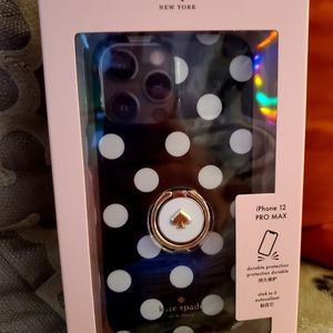 Brand New Kate Spade iPhone 12 PRO MAX Ringstand & Flexible Case